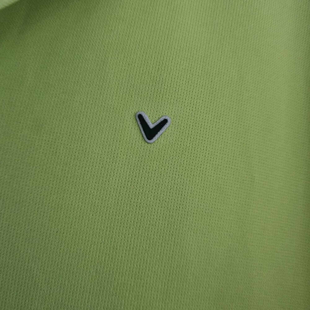 Callaway Men's Polo Lime Green Golf Shirt (2X) - Picture 4 of 8